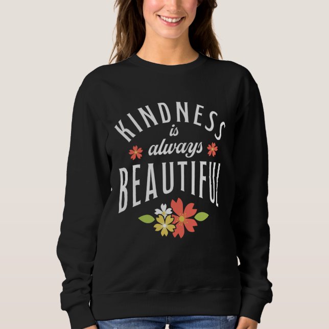 Camiseta Kindness Is Always Beautiful Anti Bullying Retro V (Frente)