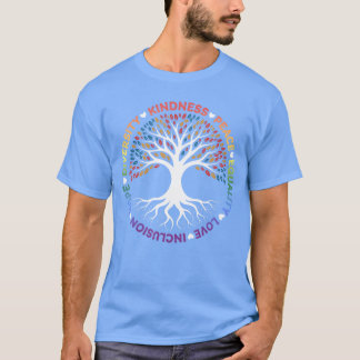 Camiseta Kindness Peace Equality Love Inclusion Hope Divers