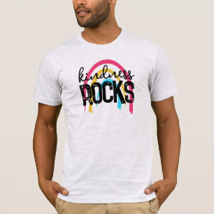 Camiseta Kindness Rocks Rainbow