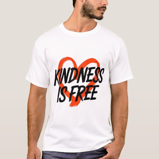 Camiseta Kindness T-Shirt, Alta Qualidade (Frente)