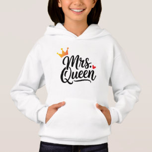Camiseta King and Queen Casal Hoodie   Fitas Correspondente