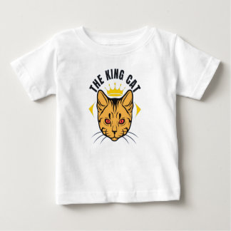 Camiseta King Cat: design de Elegância Felina Majestosa