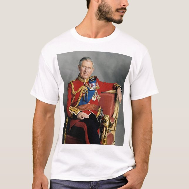 Camiseta King Charles III Retrait (Frente)