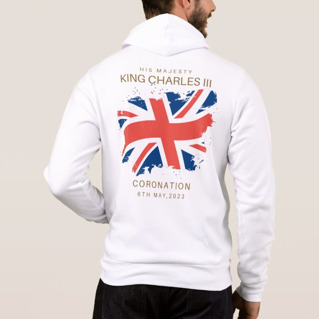 Camiseta King Charles III Union Jack Flag (Verso)