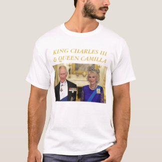 Camiseta King Charles Third & Queen Camilla 