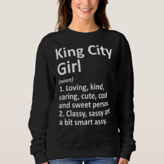 Camiseta King City Girl Ou Oregon Funny City Roots