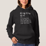 Camiseta King City Girl Ou Oregon Funny City Roots<br><div class="desc">King City Girl Ou Oregon Funny City Roots</div>