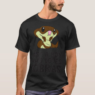 Camiseta King Cobra Cobra, apenas um menino que ama Cobras