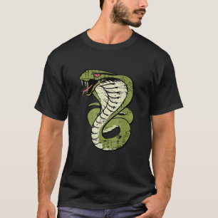 Camiseta King Cobra Hissing Distante Cobra do Lover T Camis