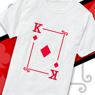 Camiseta King Diamouros Card Costume Tocando Cartões King