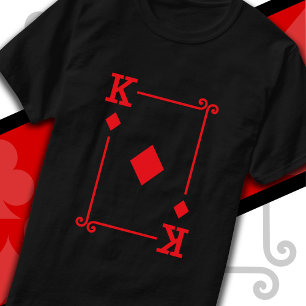Camiseta King Diamouros Card Costume Tocando Cartões King