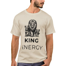 Camiseta KING ENERGY Leão | AMAR Animais Selvagens