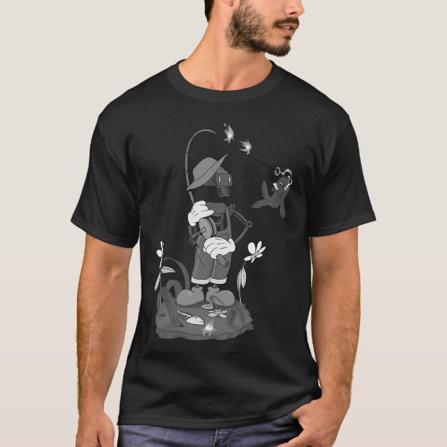 Camiseta King Gizzard and the Lizard Wizard Pescando Peixes (Frente)