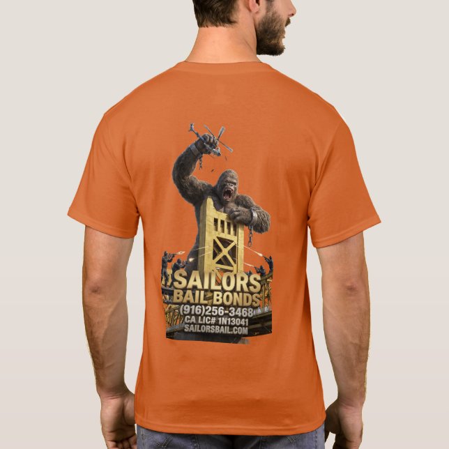 Camiseta King Gorilla Engages LEO (Verso)