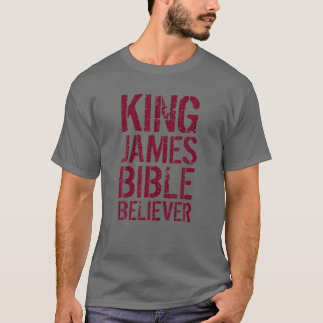 Camiseta King James Bíblia Trust (Frente)