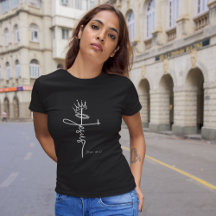 KING JESUS Christian Women's Short Sleeve Dark