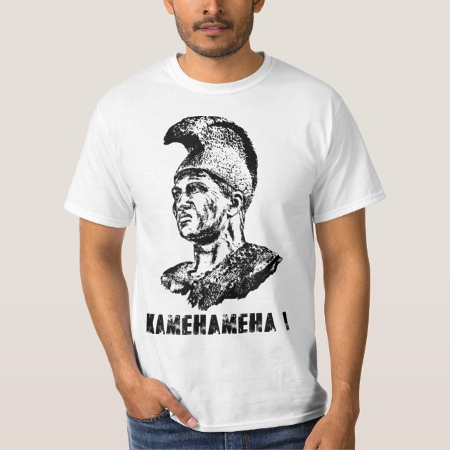 Camiseta King Kamehameha I Hawaiai Ilhas Tropicais Paradis (Frente)