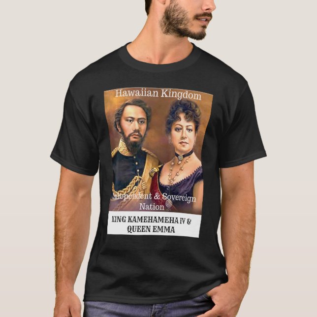 Camiseta King Kamehameha Iv Queen Emma (Frente)