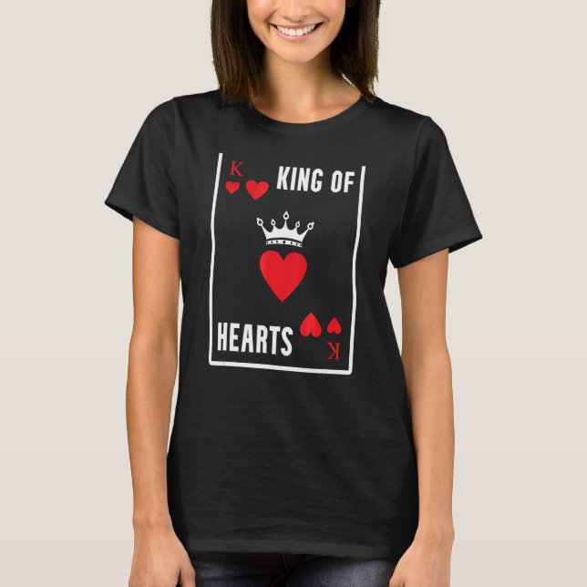 Camiseta King Of Hearts Texas Holdem Poker (Frente)