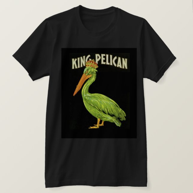 Camiseta King Pelican Crazy (Frente do Design)