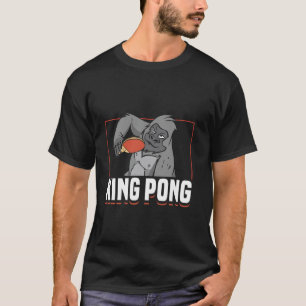 Camiseta King Pong Divertida de Tênis de Mesa Gori