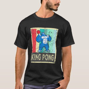 Camiseta King Pong Roupas de equipamentos de pingue-pongue
