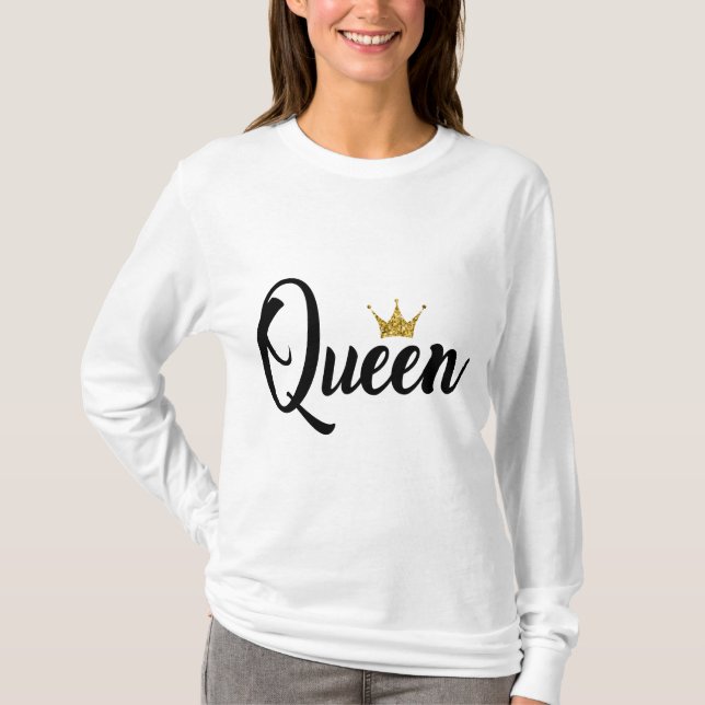 Camiseta King Queen casal (Frente)