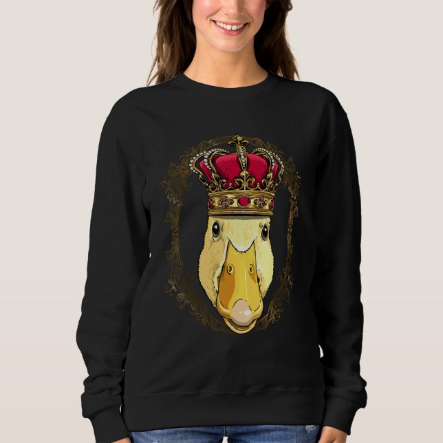Camiseta King Queen Duck Princess Farm Animal Farmer Duck (Frente)