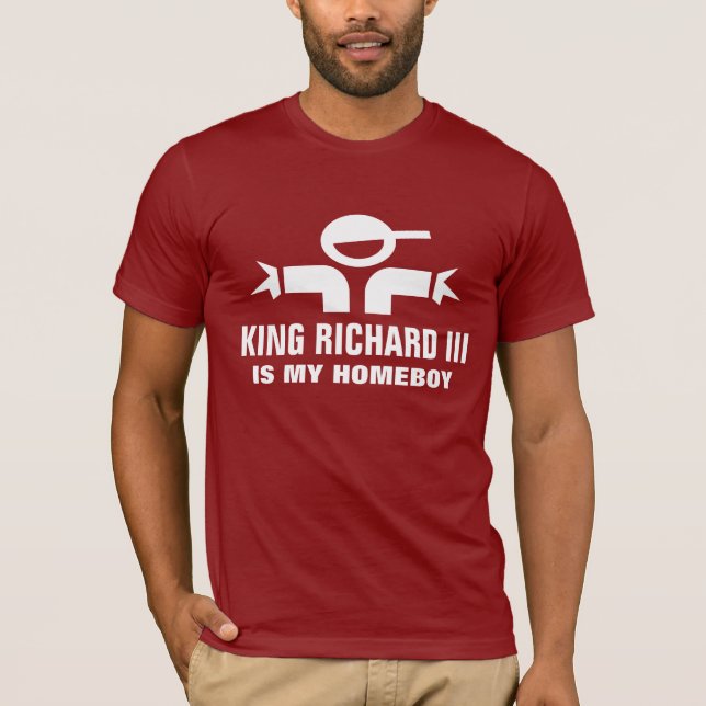 Camiseta King Richard III é meu parceiro (Frente)