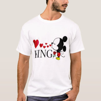 Camiseta 👑💖 King Romantic Valentine’s Day Cartoon Men’s 