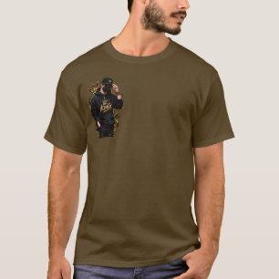 Camiseta King Streetwear – Gráfico do Guerreiro Urbano Real