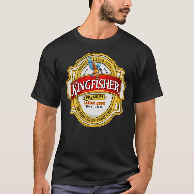 Camiseta Kingfisher Lager Pop Classic T Shirt Essential  (Frente)