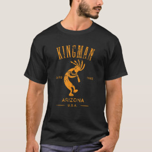 Camiseta Kingman Arizona Dancing Kokopelli - Desenho em Des