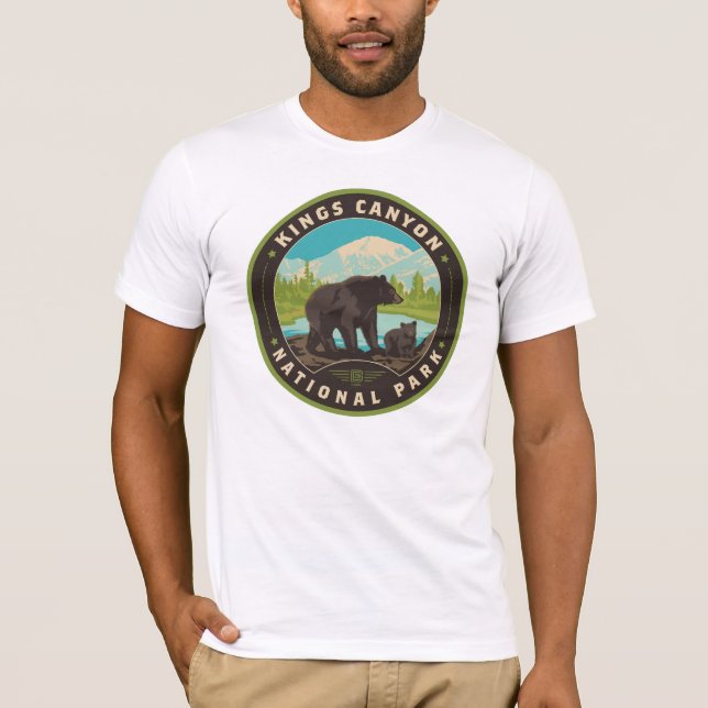 Camiseta Kings Canyon - Parques Nacionais (Frente)