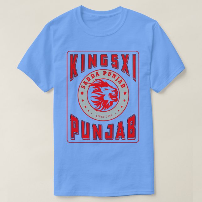 Camiseta Kings XI Punjab Classic TSirt (Frente do Design)