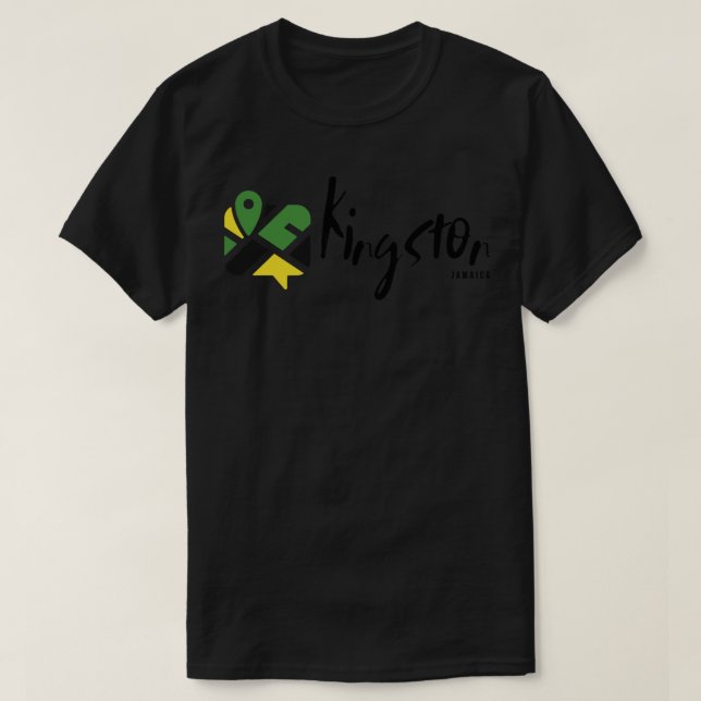 Camiseta Kingston Jamaica (Frente do Design)