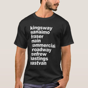 Camiseta Kingsway Nanaimo Fraser Principal Broadway Comerci