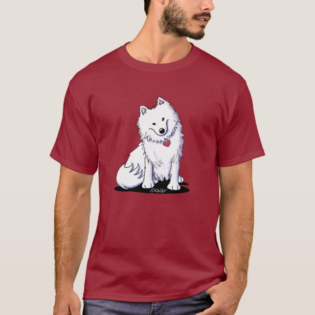 Camiseta KiniArt American Eskimo (Frente)