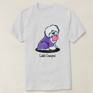 Camiseta KiniArt Antigo Cãozinho de Inglês