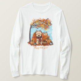 Camiseta KiniArt Autumn Cairn Terriers