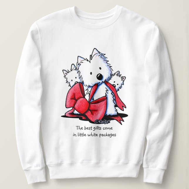 Camiseta KiniArt Best Gifts Westies (Frente do Design)