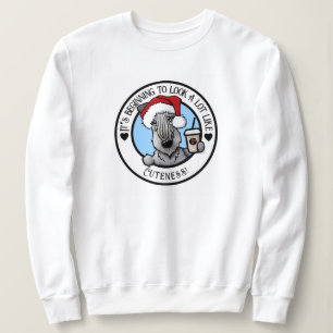 Camiseta KiniArt Cesky Terrier Christmas Sweatshirt