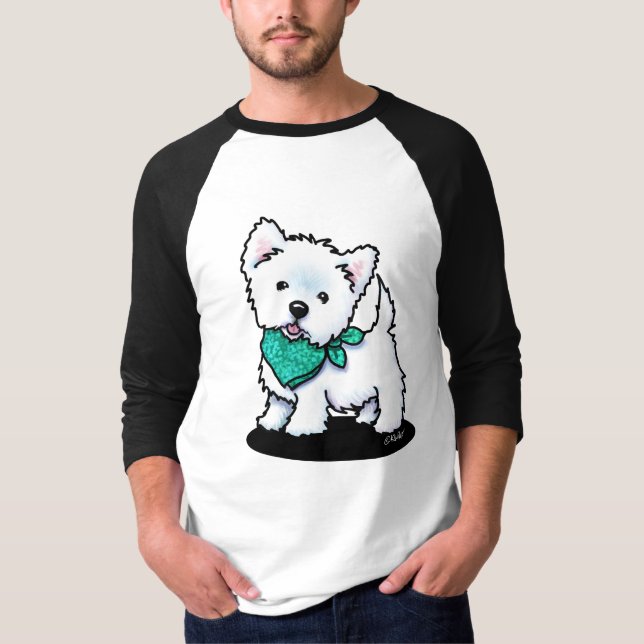Camiseta KiniArt Cutieface Westie (Frente)
