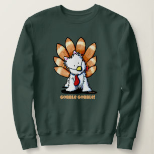 Camiseta KiniArt Dia de Ação de Graças Westie