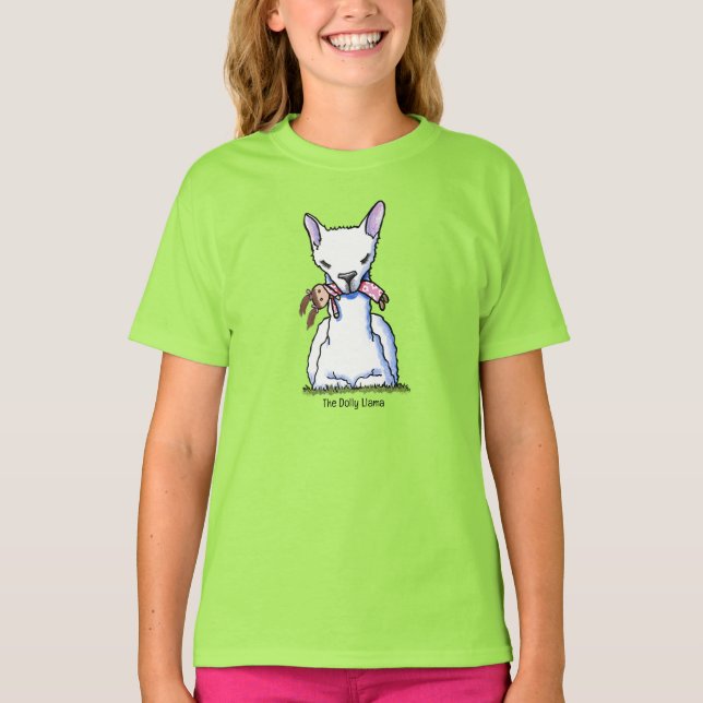 Camiseta KiniArt Dolly Llama (Frente)