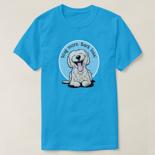 Camiseta KiniArt Goldendoodle (Frente do Design)