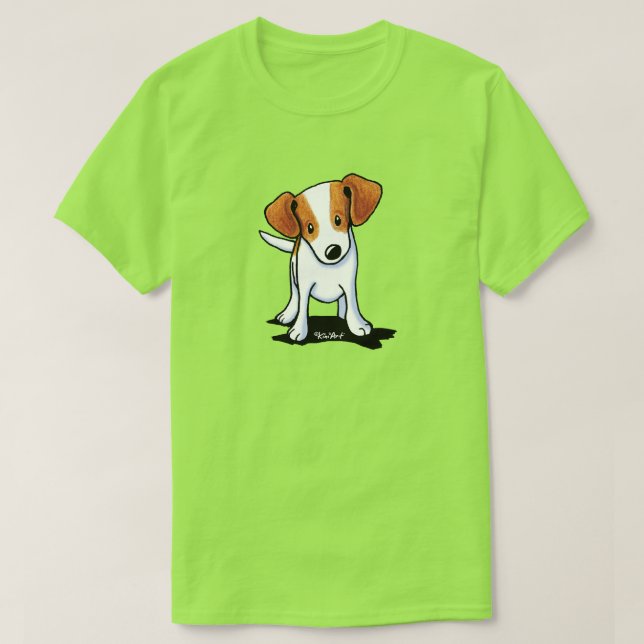 Camiseta KiniArt Jack Russell Terrier (Frente do Design)