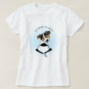 Camiseta KiniArt Jack Russell Terrier Tricolor