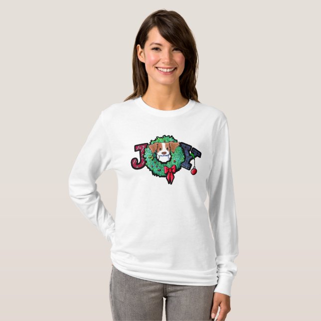 Camiseta KiniArt Natal Brittany (Frente Completa)