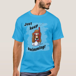 Camiseta KiniArt Snorkeling Basset